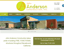 Tablet Screenshot of jandersonconstruction.com